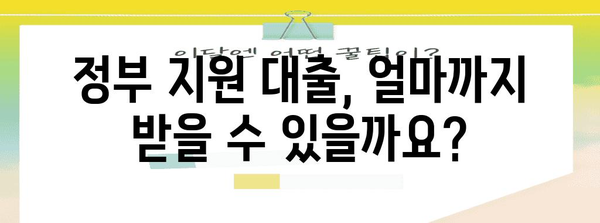 사업자 대출 정부 지원 가이드 | 자격, 한도, 신청 절차