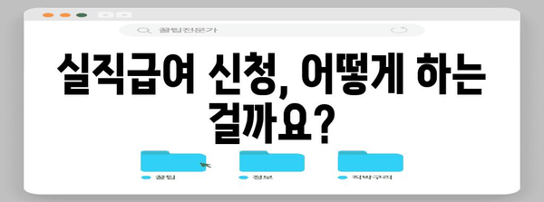 [실직급여 신청 가이드 | 조건과 절차 알아보기]