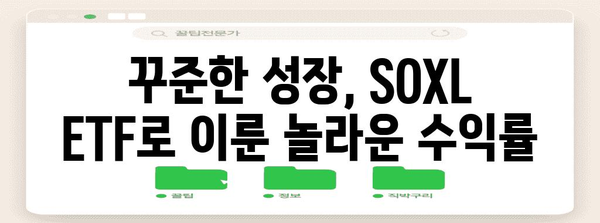 장기 투자의 성공 사례 | SOXL ETF로 달성한 엄청난 수익률