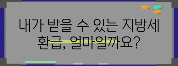 연말정산 지방세 완벽 정복| 놓치기 쉬운 꿀팁 & 환급받는 방법 | 지방소득세, 재산세, 자동차세, 환급