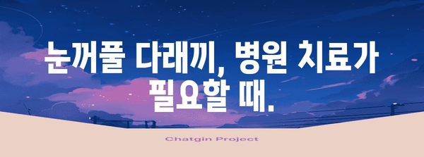 눈꺼풀 다래끼 | 놓치지 말아야 할 빨간 신호