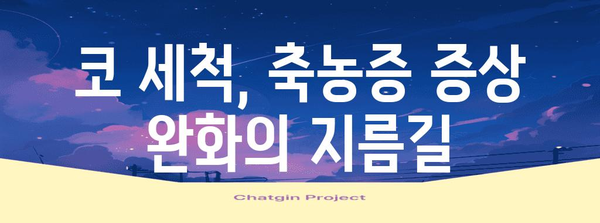 축농증 완화를 위한 코 세척 가이드 | 증상 개선, 효과적 관리