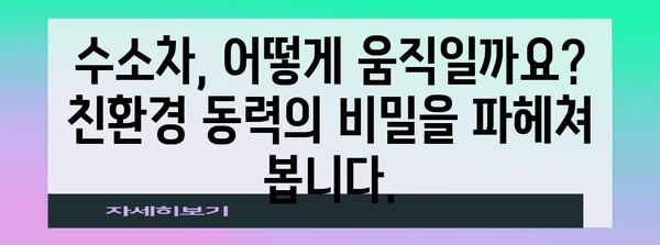 수소차의 모든 것을 알아보기, 원리·장점·미래 전망