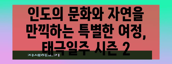 히말라야와 인도의 자연 속 캠핑 | 태극일주 시즌 2의 모험