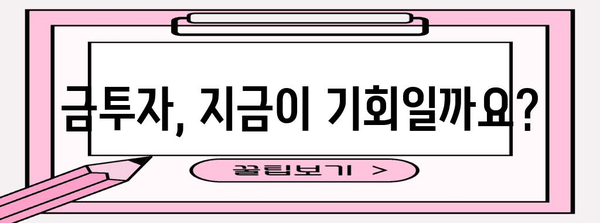 금값 폭등 시대의 투자 전략
