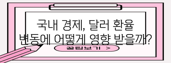 달러 환율 상승 | 요인과 전망