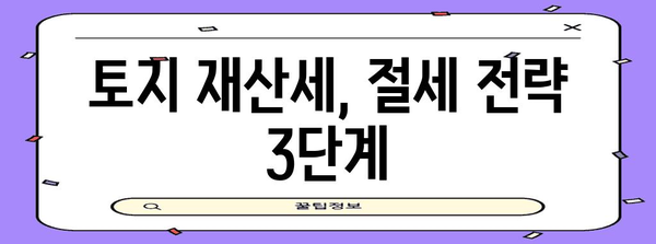 토지 재산세 절약 3단계 법칙 | 부과 기준부터 납부 시기까지