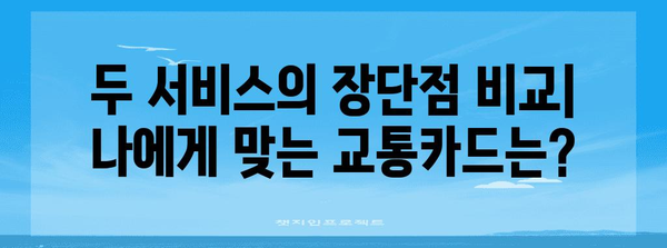 K패스 vs 삼성페이 | 교통카드 비교 분석 후기