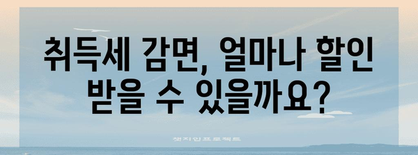 주택임대 사업자 필독! 취득세 감면 혜택 놓치지 마세요.