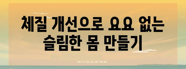 요요 현상 차단 | 천안 한의원 맞춤 과정의 비밀