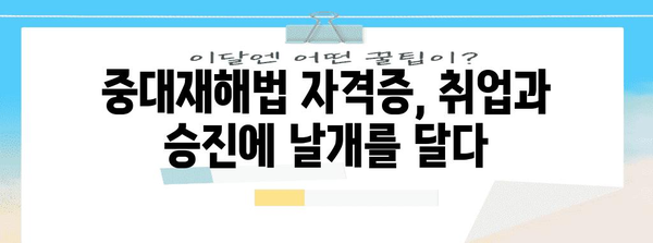 중대재해법 자격증 | 연봉 8000까지 올리는 길