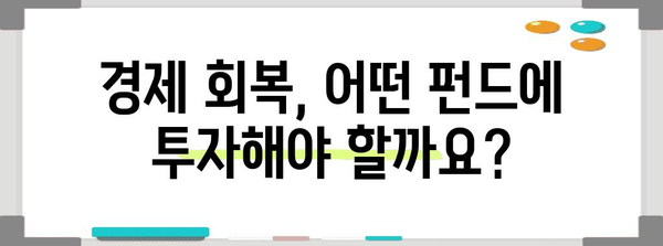 경제 회복 펀드 선택 가이드 | 효율과 영향 분석