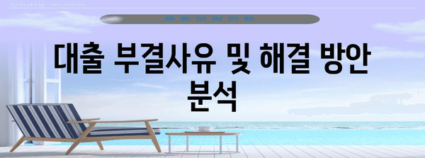 서민대출 자격 조건 파악하기 | 부결사유와 대안 탐구