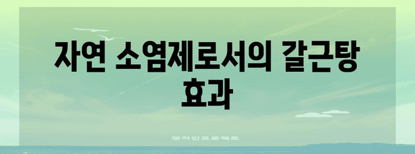 종기와 다래끼 천연 소염제 | 갈근탕 사용법과 효능